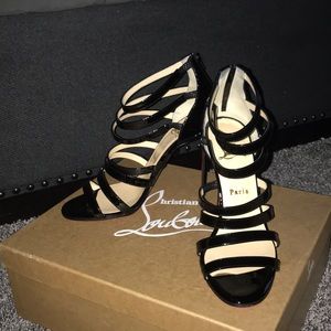 Strappy Christian Louboutin heels